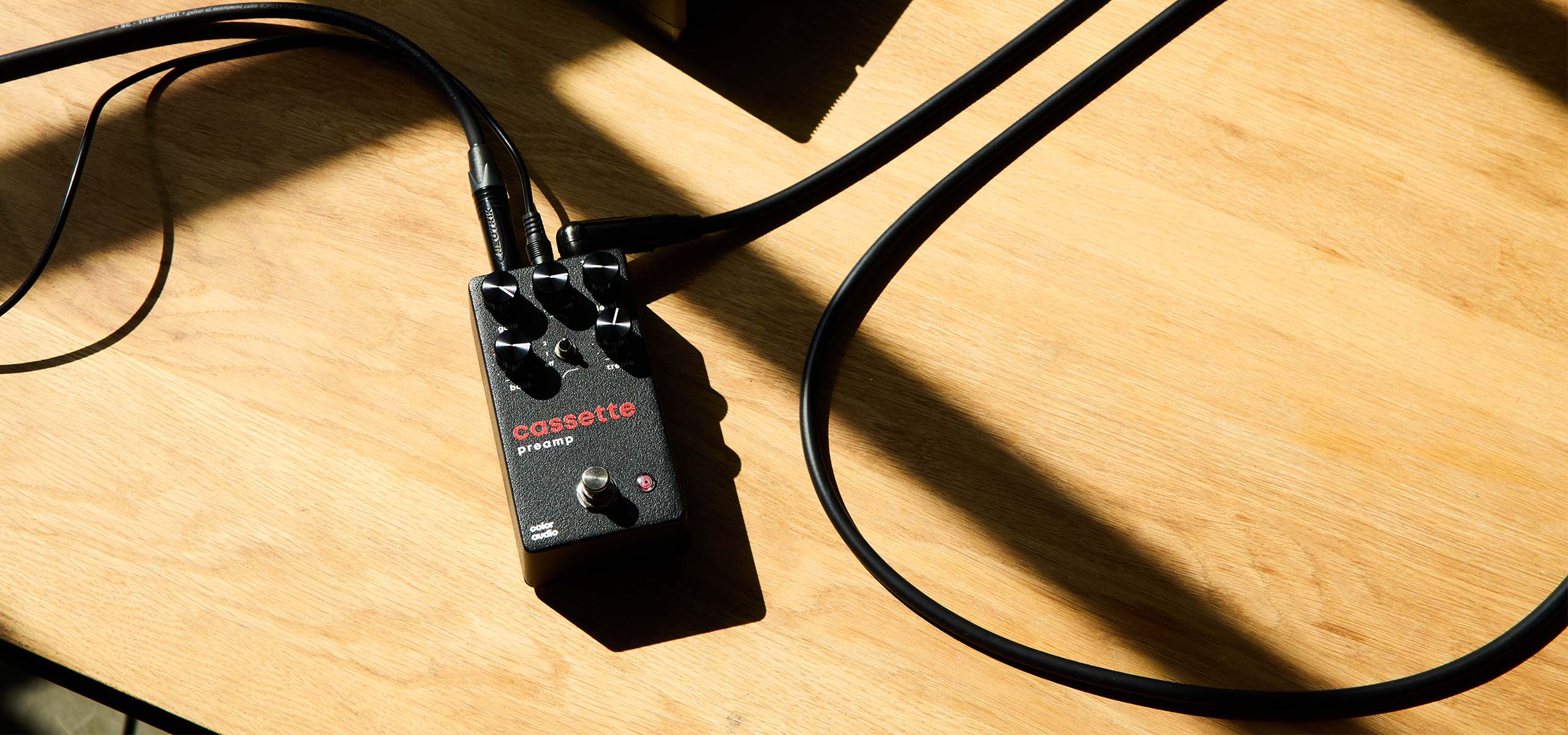 color audio cassette preamp with the tascam cassette recorder
