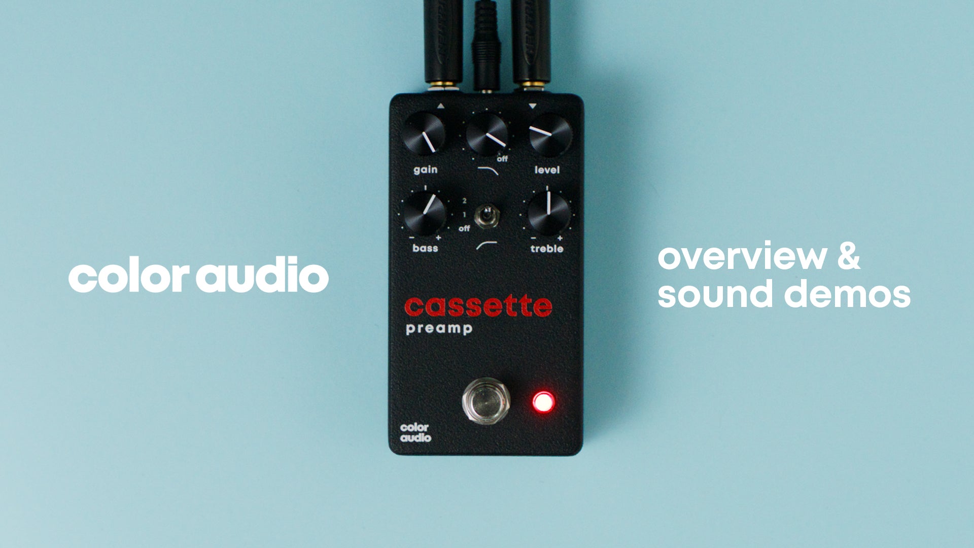 cassette preamp – color audio